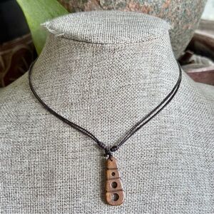 Grunge Bone Bead Choker